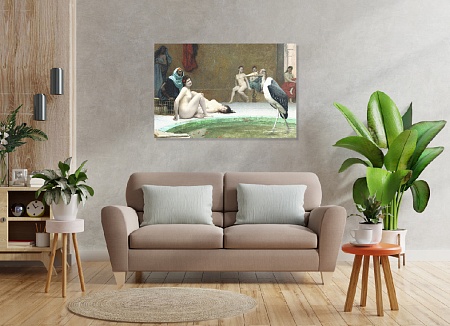 Картина на стену Жан-Леон Жером / картина на холсте интерьерная / пано 60 х 40 см