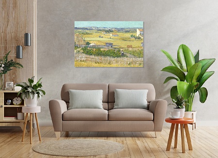 Картина на стену - Урожай / картина на холсте интерьерная / пано 60 х 40 см